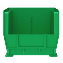 Load image into Gallery viewer, Akro-Mils 30240 AkroBins Plastic Storage Bin Hanging Stacking Containers, (15-Inch x 8-Inch x 7-Inch), Green, (12-Pack) (30240GREEN)
