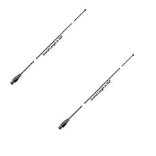 Load image into Gallery viewer, Pro Trucker (Lot of 2) 102&quot; Stainless Steel CB Radio Antenna Whip with Welded Stud and Static Ball Tip
