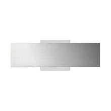 Load image into Gallery viewer, Eurofase 30143-012 Expo Aluminum Linear Back lit LED Wall Sconce, 1-Light 6 Watt, 4&quot;H x 15&quot;W, Aluminum
