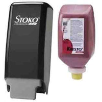 Stoko 99027568 Cherry Hand Cleaner, Trial Pack (1 Dispenser, 2,000ml Softbottle)