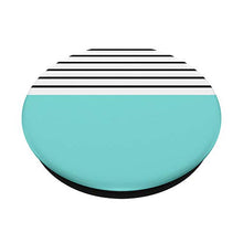 Load image into Gallery viewer, Stripe Grip Mint - Mint Stripes Minimal Grip PopSockets PopGrip: Swappable Grip for Phones &amp; Tablets
