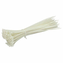 Load image into Gallery viewer, 1,200 WHITE Nylon Cable Zip Ties 13.5 Inch Self Locking For Home Office, Garage Use WHOLESALE BULK LOT
