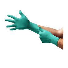 Load image into Gallery viewer, Ansell 92-600-6.5-7 Touch N Tuff Disposable Gloves, Powder Free, Nitrile, 4 mil, Size 6.5 - 7, Green
