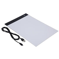 Yosoo- Light Tracing Drawing Board, A4 USB LED Light Stencil Board Light Box Tracing Drawing Board with USB Cable (3-Level Adjustable Brightness)