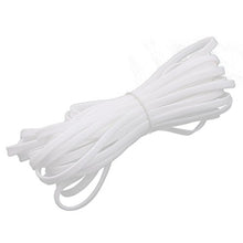 Load image into Gallery viewer, Aexit 6mm Flat Tube Fittings Dia Tight Braided PET Expandable Sleeving Cable Wrap Sheath Microbore Tubing Connectors White 10M
