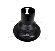 Load image into Gallery viewer, Nicor Lighting 5 Inch Black Recessed Baffle Trim (15511 Bk)
