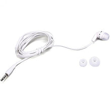 Load image into Gallery viewer, Premium Flat Wired Headset MONO Handsfree Earphone Mic Single Earbud Headphone Earpiece In-Ear [3.5mm] White for ZTE Blade X MAX, Grand X Max 2, X3, X4, Duo LTE, XL, ZMax Pro Z981
