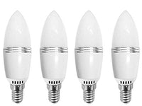 12W LED Candelabra Light Bulbs 12W LED Candle Bulbs E14 Non-Dimmable LED Chandelier Bulbs,100W Incandescent Bulbs Equivalent,Daylight White 6000K,E14 Small Base,Non-Dimmable,Pack of 4