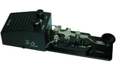 MFJ Enterprises Original MFJ-557 Deluxe Morse Code Practice Oscillator Straight Key w/Volume Control