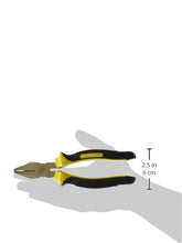Load image into Gallery viewer, uxcell Yellow Black Handle Nickel Alloy Wire Cutter Combination Pliers, 7.1 inches
