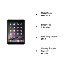 Load image into Gallery viewer, Apple iPad Air 2, 64 GB, Space Gray (Renewed)
