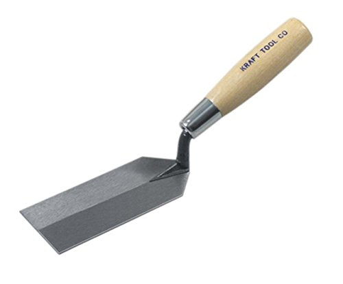Kraft Tool AR431 5-Inchx1-1/2-Inch Archaeology Margin Trowel with Wood Handle