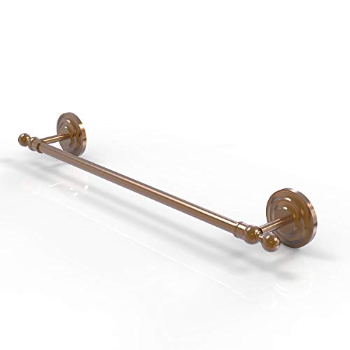 Allied Brass QN-41/30 Que New Collection 30 Inch Towel Bar, Brushed Bronze