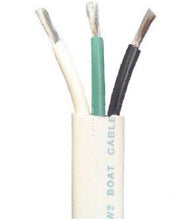 Load image into Gallery viewer, 14/3 AWG Triplex Tinned Marine Wire, Black/Green/White 100 Feet
