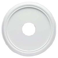 Westinghouse Lighting 7773200 16-Inch Smooth White Finish Ceiling Medallion