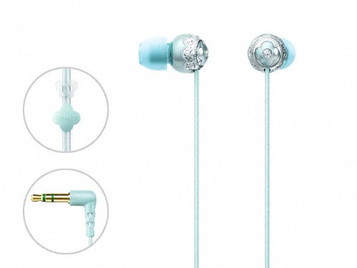 Sony Jiennie BOUQUET In-Ear Headphones with Swarovski Zirconia | MDR-EX42LP G Clover Green