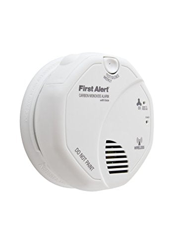 First Alert CO511B Wireless Interconnected Carbon Monoxide Alarm with Voice and Location