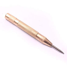 Load image into Gallery viewer, ATOPLEE Automatic Center Punch, Brass Body, 5in
