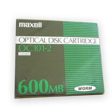 Load image into Gallery viewer, 1 Maxell Optical Disc Cartridge OC101-2 600MB
