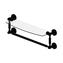 Load image into Gallery viewer, Allied Brass WP-33TB/18-PNI Glass Shelf with Towel Bar, 18-Inch x 5-Inch, Satin Chrome
