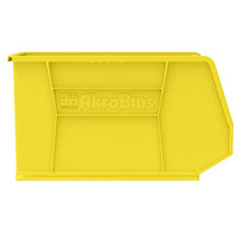 Load image into Gallery viewer, Akro-Mils 30260 AkroBins Plastic Storage Bin Hanging Stacking Containers, (18-Inch x 11-Inch x 10-Inch), Yellow, (6-Pack)
