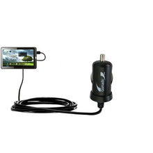 Load image into Gallery viewer, Gomadic Intelligent Compact Car / Auto DC Charger suitable for the Kocaso M1060 / M1061 - 2A / 10W power at half the size. Uses Gomadic TipExchange Technology
