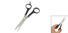 Load image into Gallery viewer, uxcell Stainless Steel Household Barber Salon Hair Scissors 5 Inch Long Silver Tone
