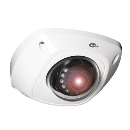 KT&C KNC-p3LR4IR NETWORK 3MP RUGGED OUTDOOR LOW PROFILE DOME CAMERA with 4MM LENS 10 IR LEDS