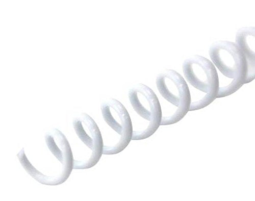 Spiral Binding Coils 6mm ( x 12) 4:1 [pk of 100] White (Blue Tint) (PMS 656 C)