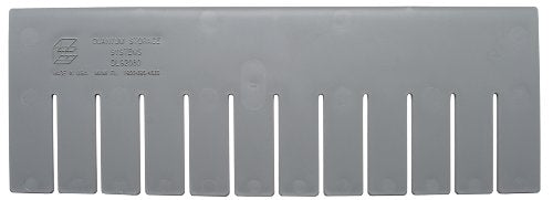 Quantum Storage Systems DL92060 Long Divider for Dividable Grid Container DG92060, Gray, 6-Pack