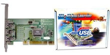 Load image into Gallery viewer, USB 2.0 PCI Card: 3Port USB 2.0 PCI Card
