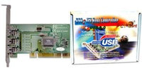 USB 2.0 PCI Card: 3Port USB 2.0 PCI Card