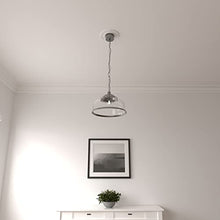 Load image into Gallery viewer, Ekena Millwork CM08DN Daniela Ceiling Medallion, 8&quot;OD x 3 7/8&quot;ID x 1/2&quot;P, Primed

