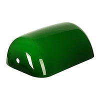 Newrays Green Glass Bankers Lamp Shade Replacement Cover,L8.85 W5.11