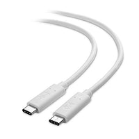[USB-IF Certified] Cable Matters USB C to USB C Charging Cable 6.6 ft (USB C Charge Cable, USB C Power Cable, USB-C Charger Cable) with 100W Power Delivery in White (USB 2.0 Speed, No Video Support)