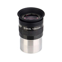 SVBONY Eyepiece 1.25 inch Ultra Wide Angle Lens 18mm Focal Length 72 Deg Multi Coated Telescope Accessory for Telescope