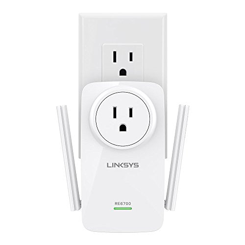 Linksys Re6700 Ac1200 Amplify Dual Band High Power Wi Fi Gigabit Range Extender / Repeater With Inte