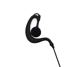 Load image into Gallery viewer, GoodQbuy Two Way Radio G Shape Clip-Ear Headset Earpiece with PTT is Compatible with Motorola T460 T600 MH230R MS350R MT350R (Pack of 2)
