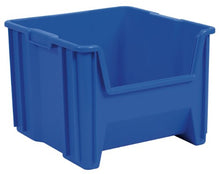 Load image into Gallery viewer, Akro-Mils 13018 Stack-N-Store Heavy Duty Stackable Open Front Plastic Storage Container Bin, (17-1/2-Inch x 16-1/2-Inch x 12-1/2-Inch), Blue, (2-Pack)
