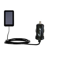 Gomadic Intelligent Compact Car/Auto DC Charger Suitable for The Tursion ZTPAD C71-2A / 10W Power at Half The Size. Uses TipExchange Technology