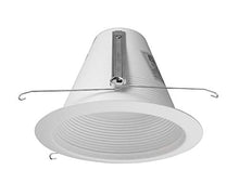 Load image into Gallery viewer, Nicor Lighting 6 Inch White Wet Location Rated Cone Baffle Trim, Fits 6 Inch Housings (17550 Awl)
