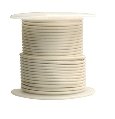 14 AWG Tinned Marine Primary Wire, White, 250 Feet