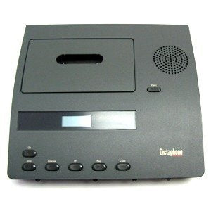 New Reconditioned Dictaphone Model 1709 Standard Size Cassette Tape Base Unit Exchange Program with One(1) Full Year Guarantee.