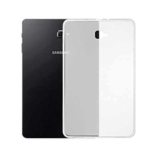 iCoverCase Samsung Galaxy Tab A 10.1 Inch (2016) Clear Case, Ultra Thin Clear Transparent Case Anti-Slip Flexible Soft TPU Gel Skin Back Cover for Samsung Galaxy Tab A 10.1 T585/T580 Tablet