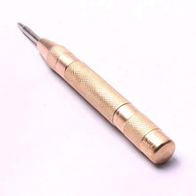 Load image into Gallery viewer, ATOPLEE Automatic Center Punch, Brass Body, 5in
