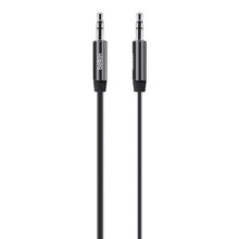 Load image into Gallery viewer, Belkin MiXiT Tangle-Free Aux / Auxiliary Cable, 3 Feet (Black) - AV10127tt03-BLK
