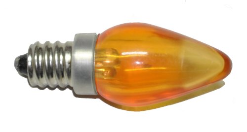 25-Pack 12 volt Orange Replacement LED Bulb Smooth Finish