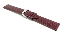 Load image into Gallery viewer, 20mm Burgundy Smartwatch Band Strap fits Skagen Hagen, Signatur, Hald &amp; Many More, Leather, Slim, Glossy Finish
