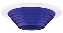 Load image into Gallery viewer, Elco Lighting EL1453BL 4&quot; Low Voltage Adjustable Frosted Stepped Glass Trim
