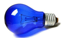 Load image into Gallery viewer, Primed 220V 160mm Blue MININ MININA Reflector LAMP EU with 2X E27 60W Blue Bulbs
